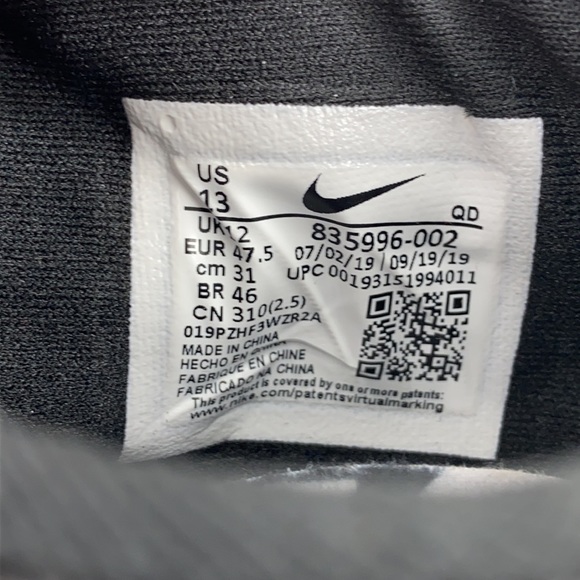 Nike Zoom Superfly Elite Track & Field Spikes Black 835996-002 Men's Size 13 - Picture 13 of 13